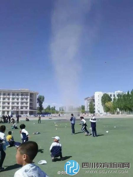 甘肅一小學開運動會遭龍卷風突襲，一學