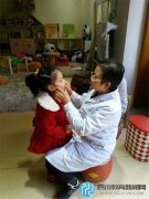 成都市第二十三幼兒園開展健康體檢活動